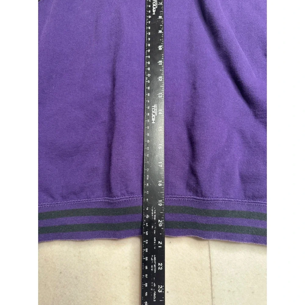Sacramento‎ Kings antigua sports youth XL Snap Front Varsity Jacket Purple Black